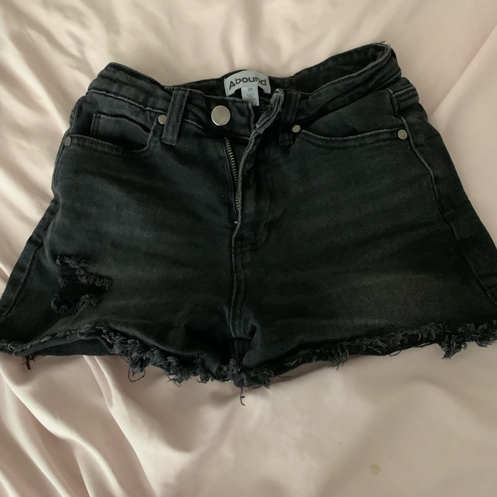 Target Black Jean Shorts
